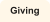 Giving